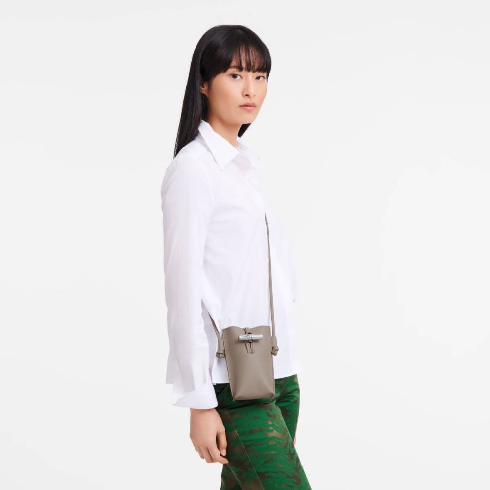 Longchamp Le Roseau Phone Case Clay - Leather Women Phone Cases Clay - Image 2