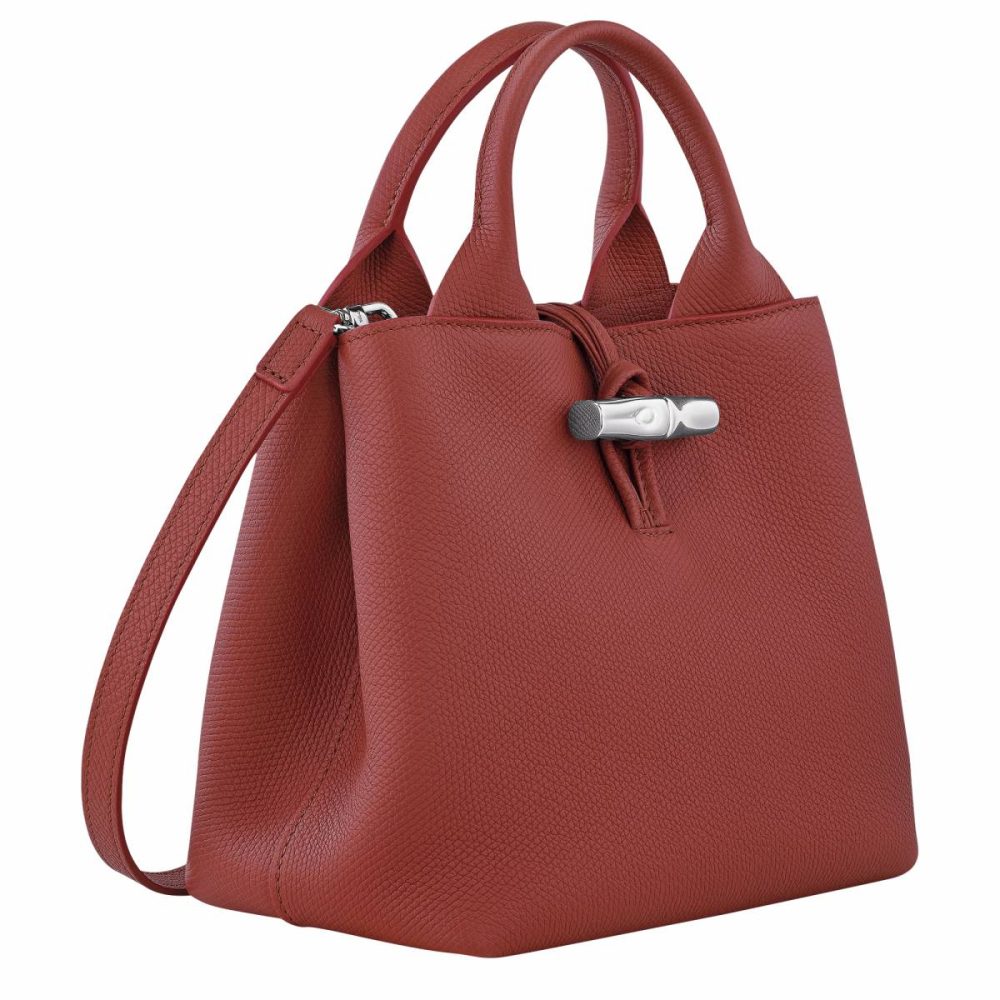 Longchamp Leather Bags Chestnut Le Roseau S Handbag Chestnut - Leather Women - Image 2
