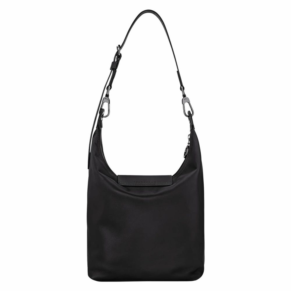 Longchamp Leather Bags Women Le Pliage Xtra M Shoulder Bag Black - Leather Black - Image 4