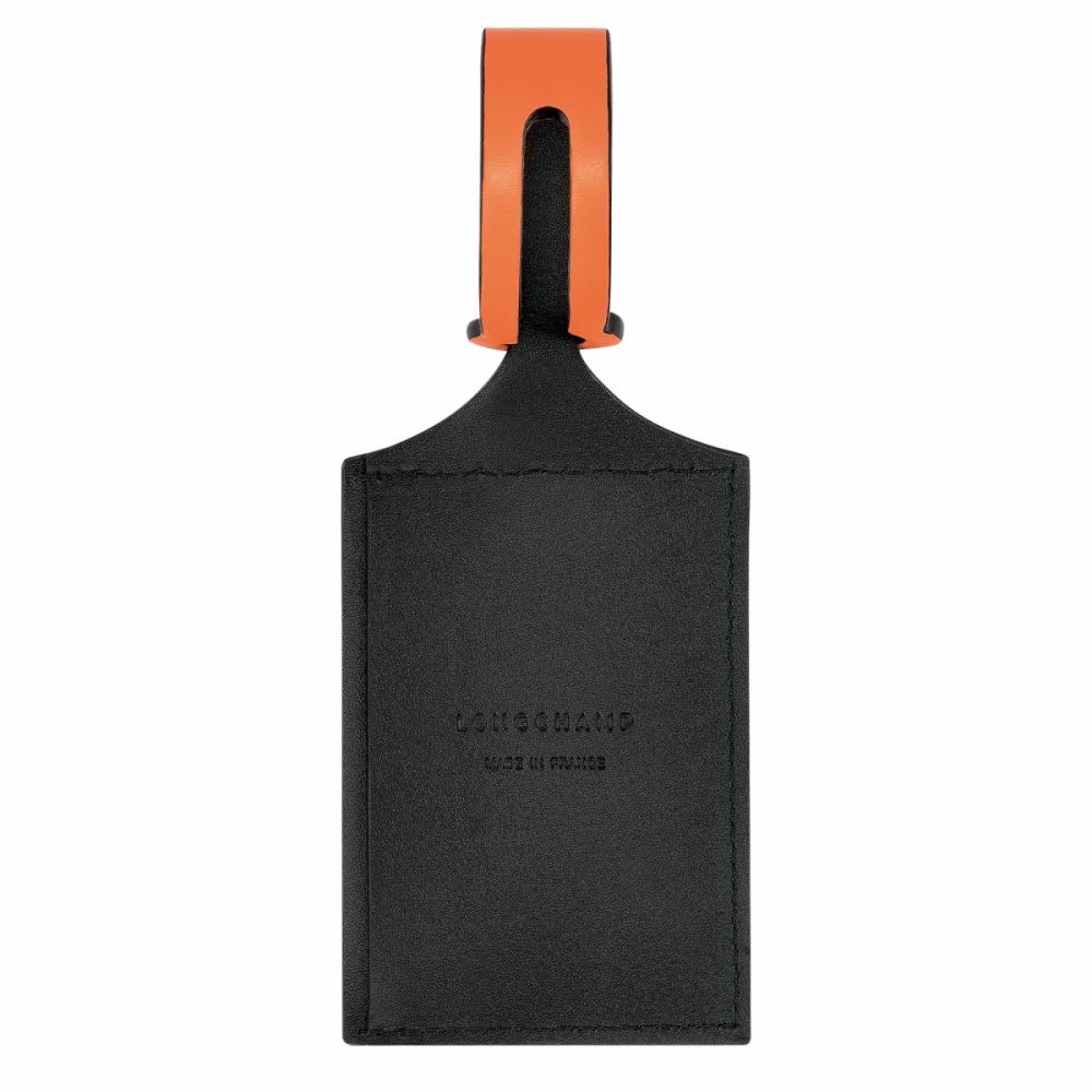Longchamp Lgp Travel Luggage Tag Orange - Leather Orange Women Travel Accessories - Image 2
