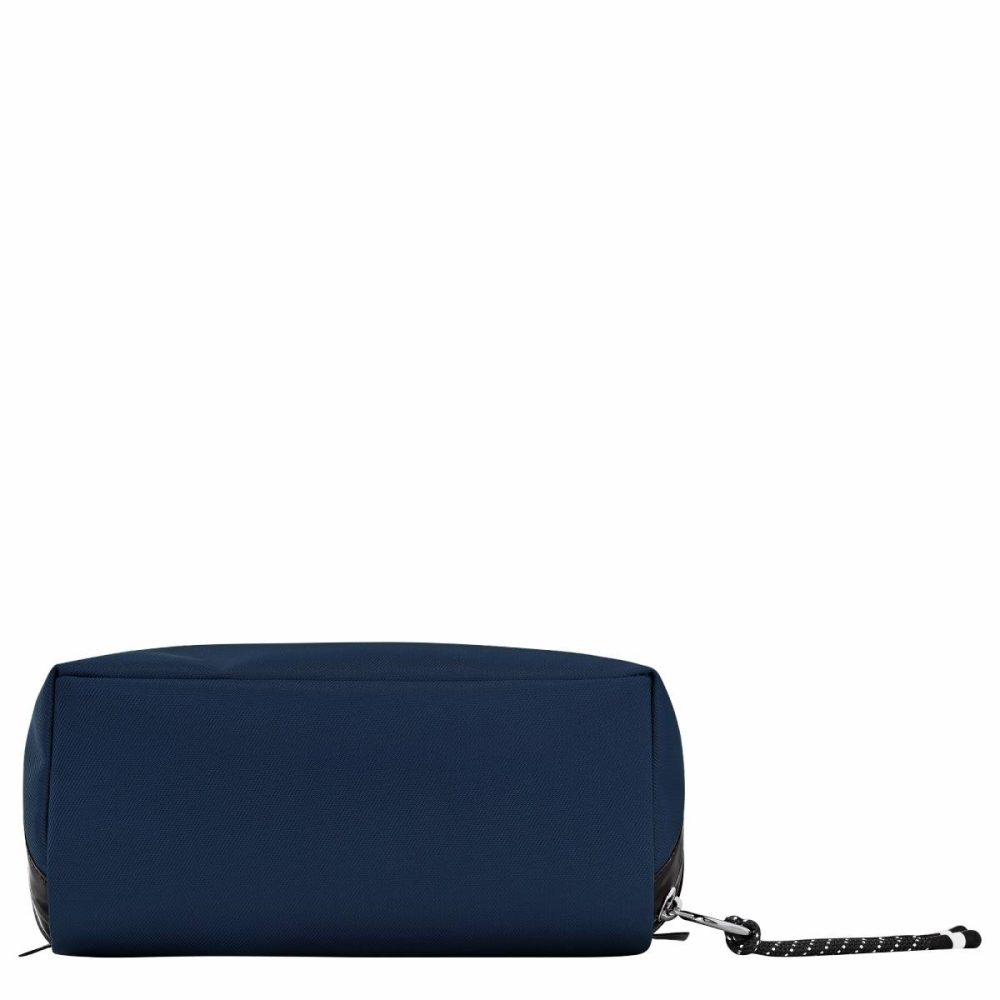 Longchamp Navy Women Le Pliage Energy Pouch Navy - Canvas Pouches & Cases - Image 3