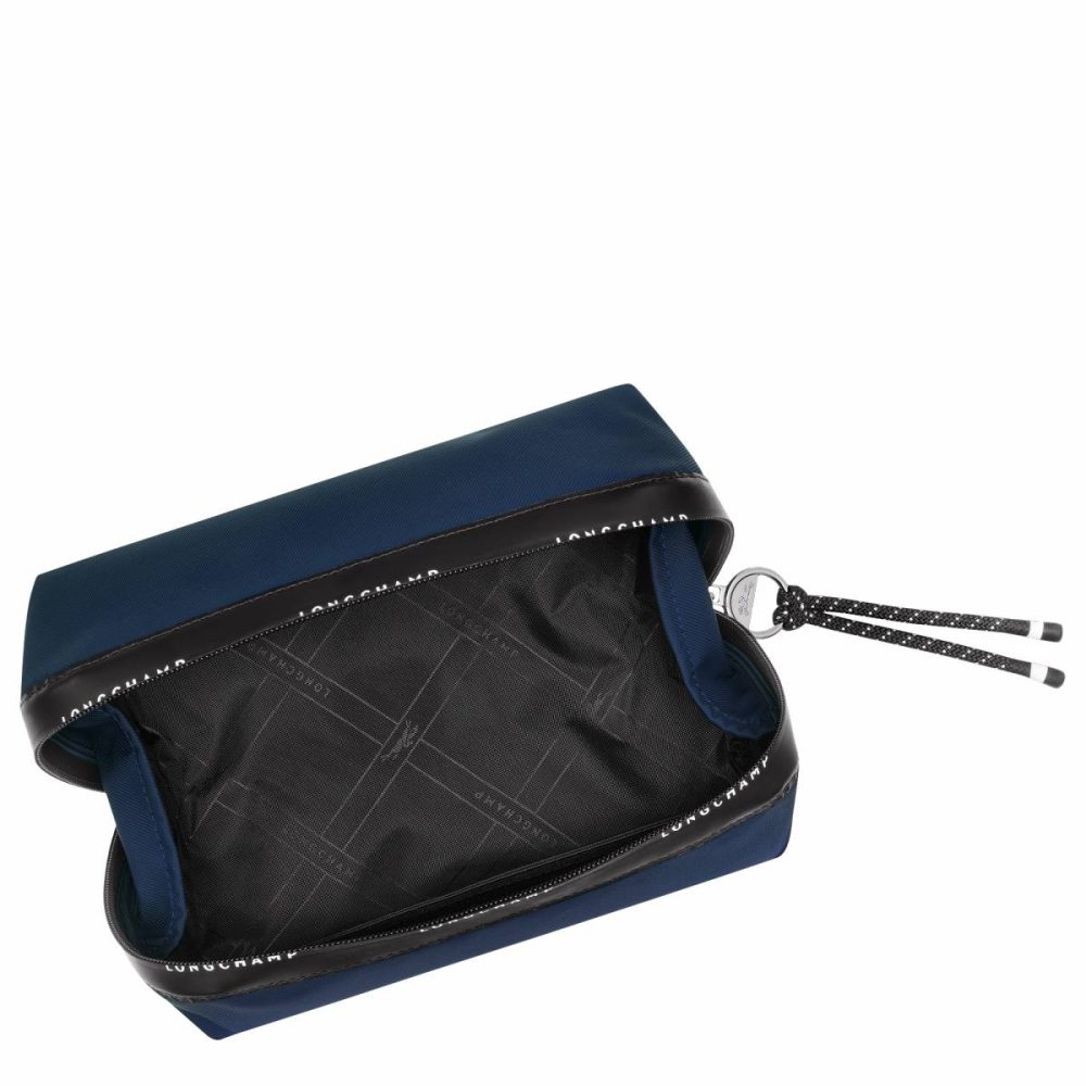 Longchamp Navy Women Le Pliage Energy Pouch Navy - Canvas Pouches & Cases - Image 4