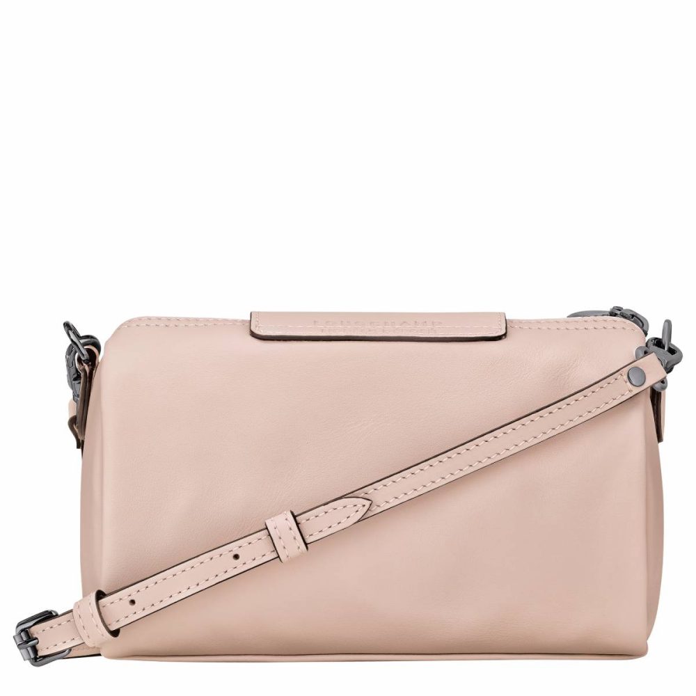 Longchamp Nude Women Le Pliage Xtra Xs Crossbody Bag Nude - Leather Leather Bags - Image 4