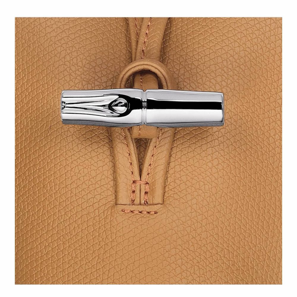 Longchamp Phone Cases Women Le Roseau Phone Case Walnut - Leather Walnut - Image 5