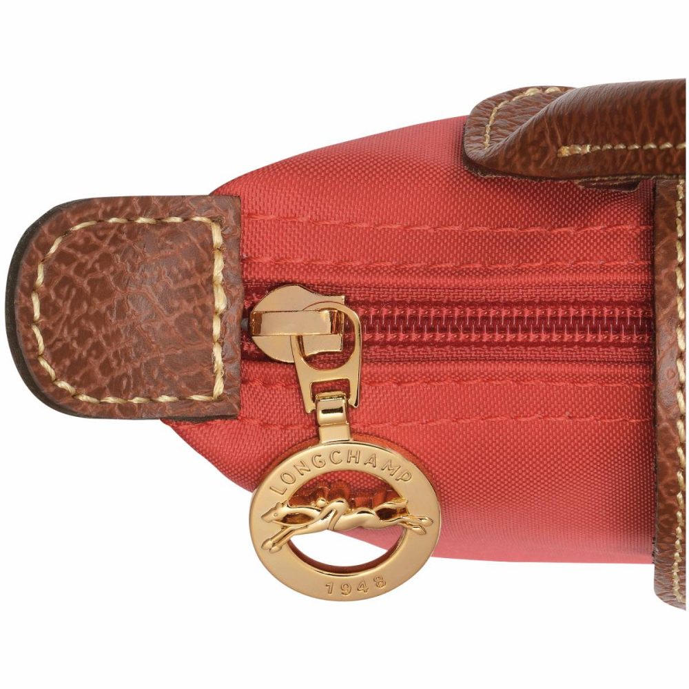 Longchamp Pouches & Cases Tomato Le Pliage Original Pouch With Handle Tomato - Recycled Canvas Women - Image 5