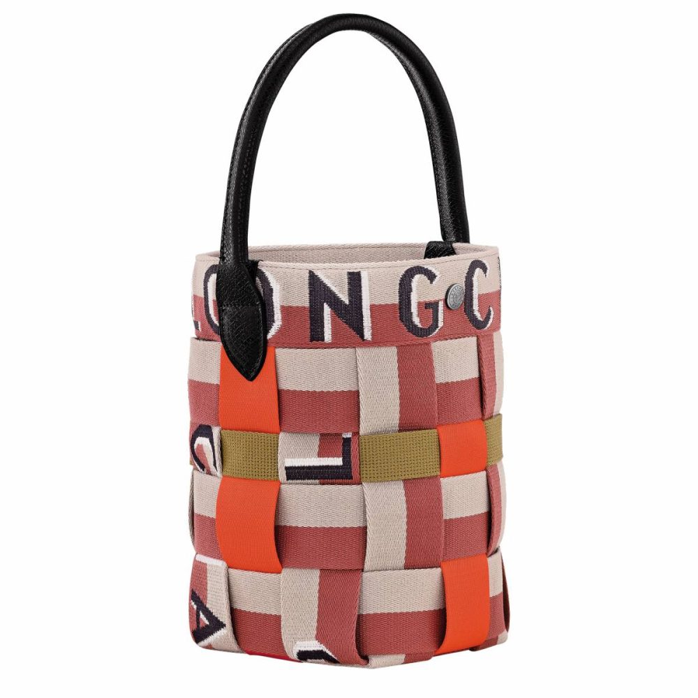 Longchamp Re-Play Xs Bucket Bag Root / Bark - Canvas Mini Bags Women Root / Bark - Image 3