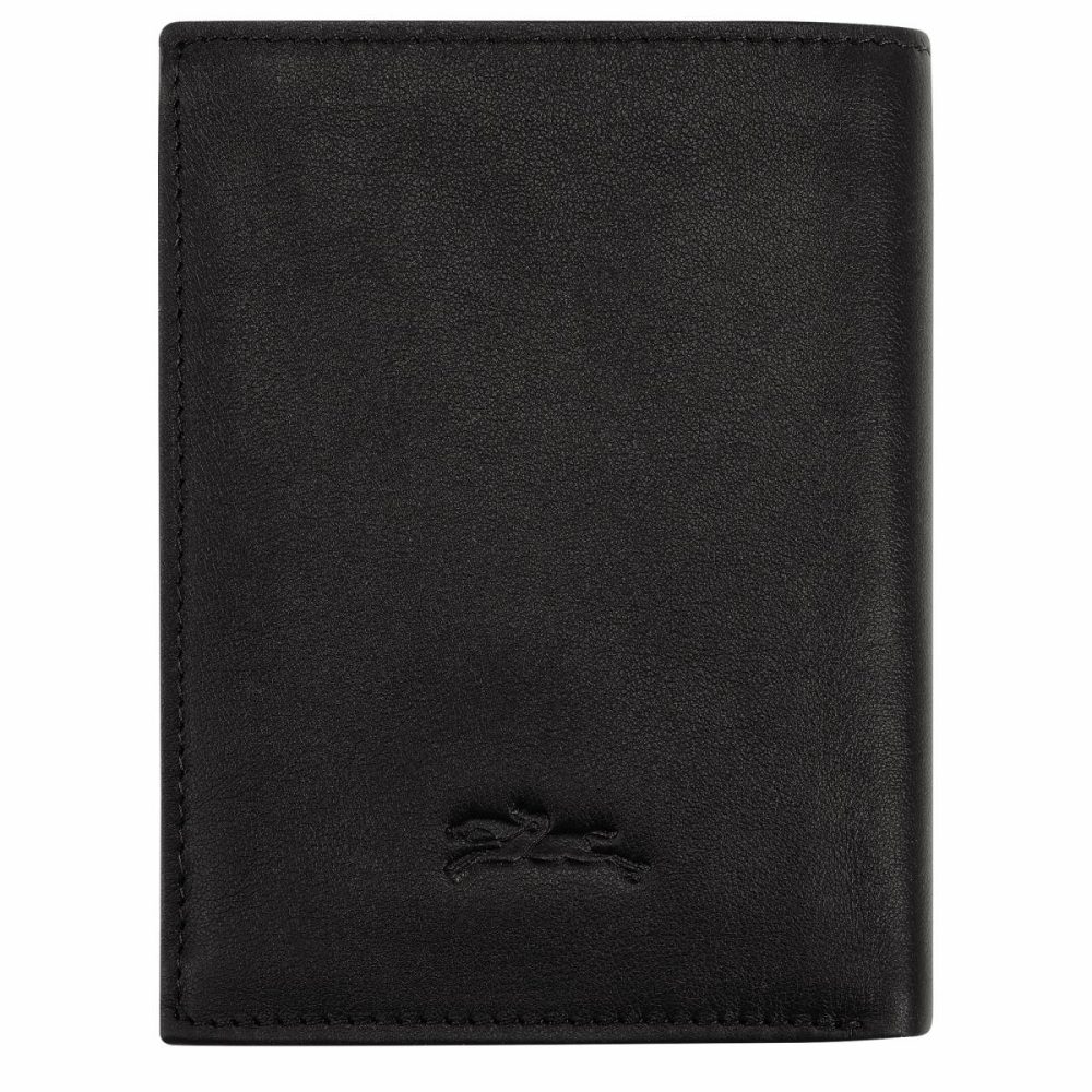 Longchamp Sur Seine Wallet Black - Leather Men Black Leather Wallets - Image 2
