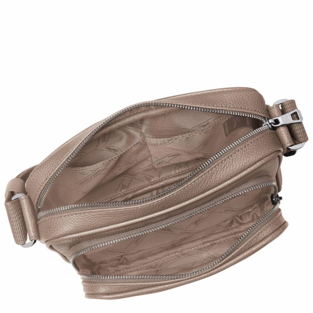 Longchamp Turtledove Le Foulonné S Camera Bag Turtledove - Leather Men Leather Bags - Image 4