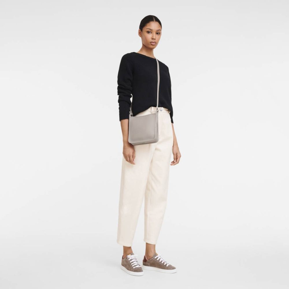 Longchamp Turtledove Leather Bags Le Foulonné S Crossbody Bag Turtledove - Leather Women - Image 2