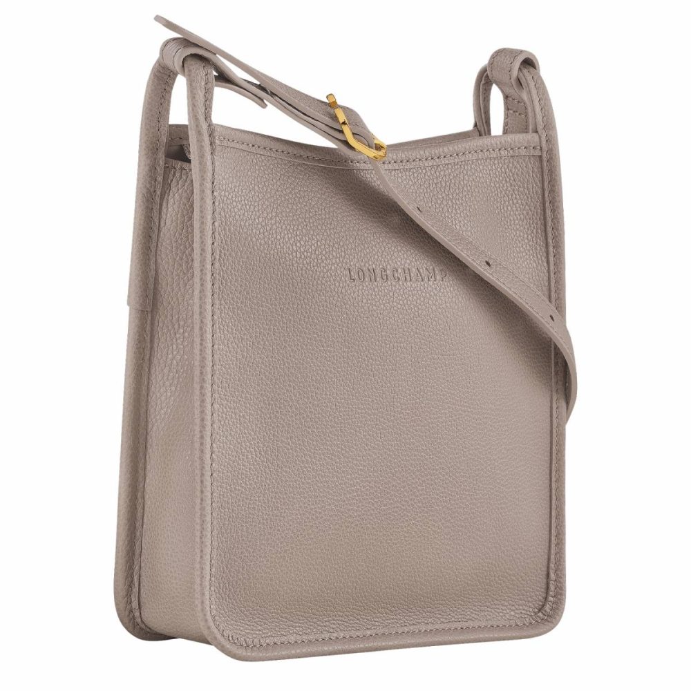 Longchamp Turtledove Leather Bags Le Foulonné S Crossbody Bag Turtledove - Leather Women - Image 3
