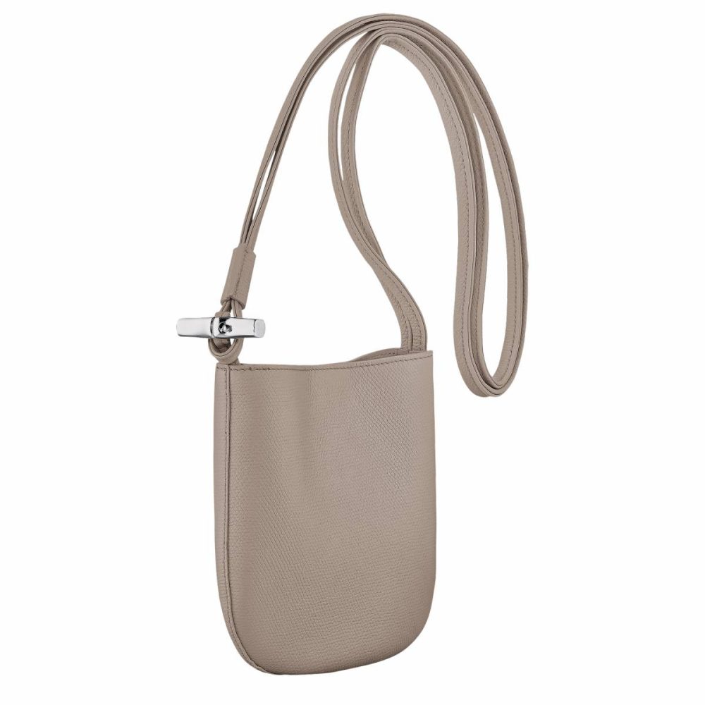 Longchamp Women Clay Leather Bags Le Roseau S Crossbody Bag Clay - Leather - Image 2