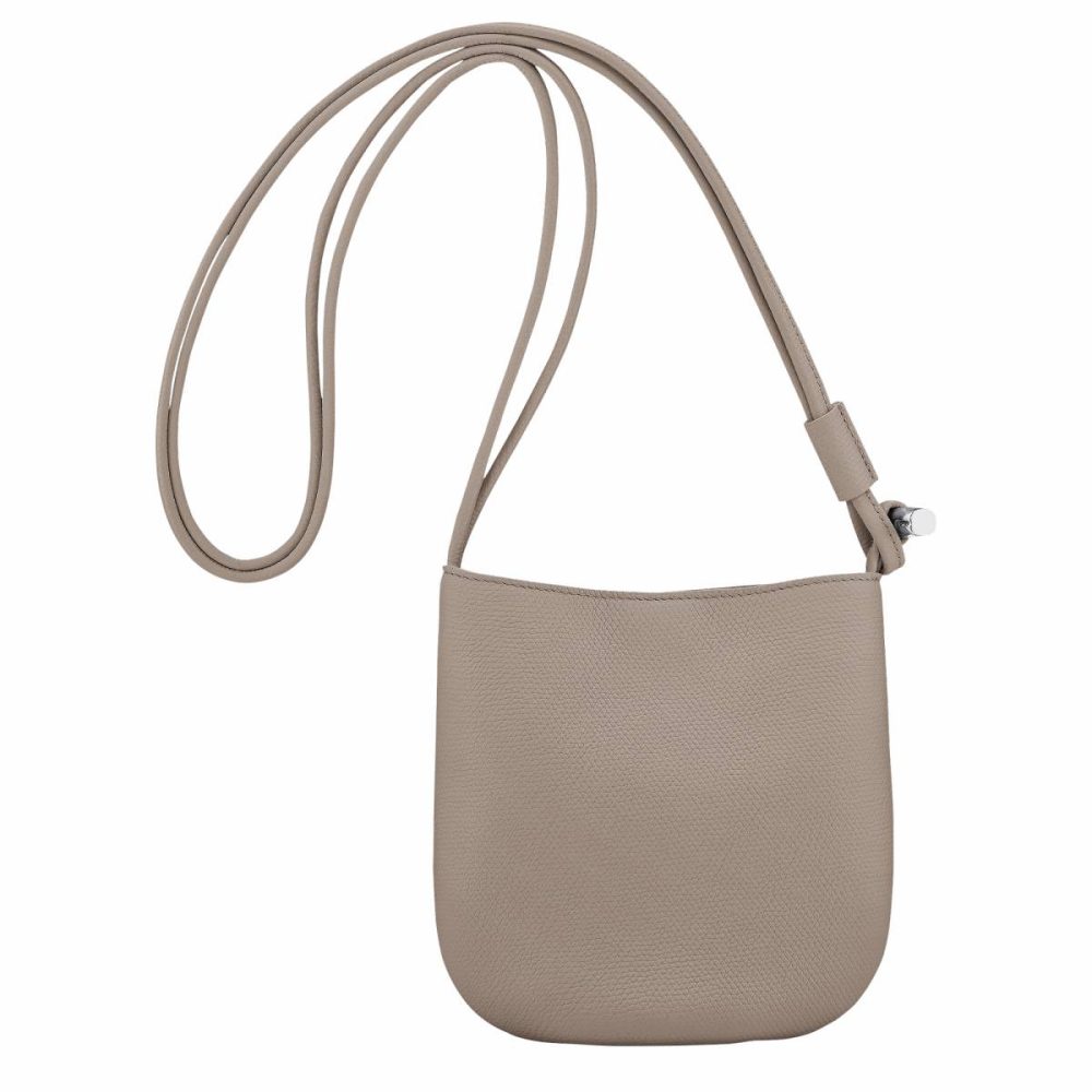 Longchamp Women Clay Leather Bags Le Roseau S Crossbody Bag Clay - Leather - Image 3