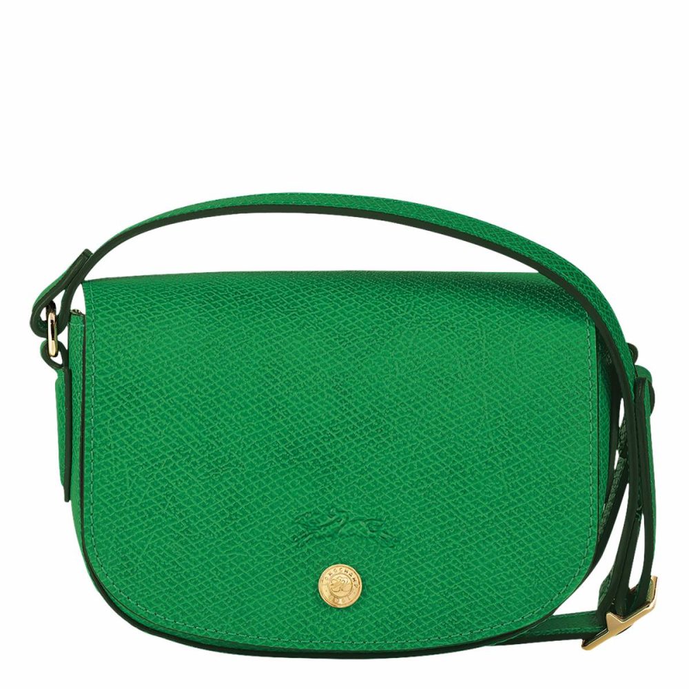 Longchamp Women Épure Xs Crossbody Bag Green - Leather Leather Bags Green