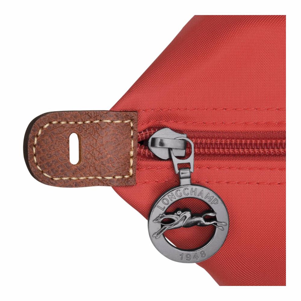 Longchamp Women Le Pliage Original L Travel Bag Tomato - Recycled Canvas Travel Bags Tomato - Image 5