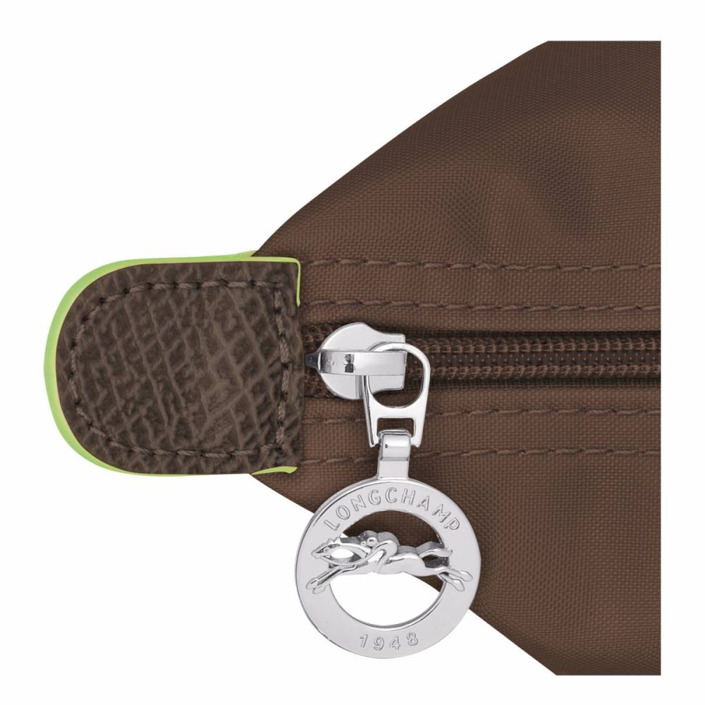 Longchamp Women Terra Le Pliage Green L Tote Bag Terra - Recycled Canvas Shoulder Bags - Image 4