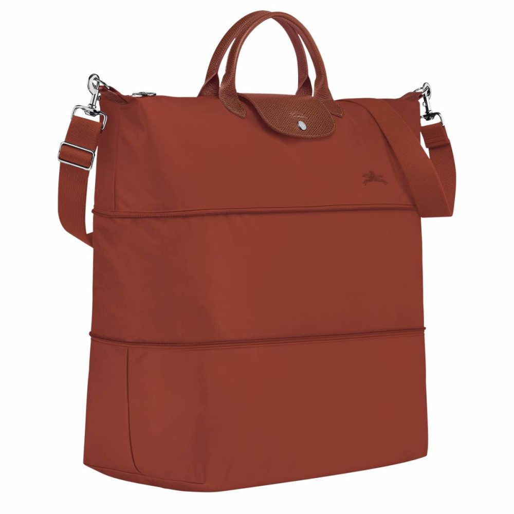 Longchamp Women Travel Bags Chestnut Le Pliage Green Travel Bag Expandable Chestnut - Recycled Canvas - Image 2