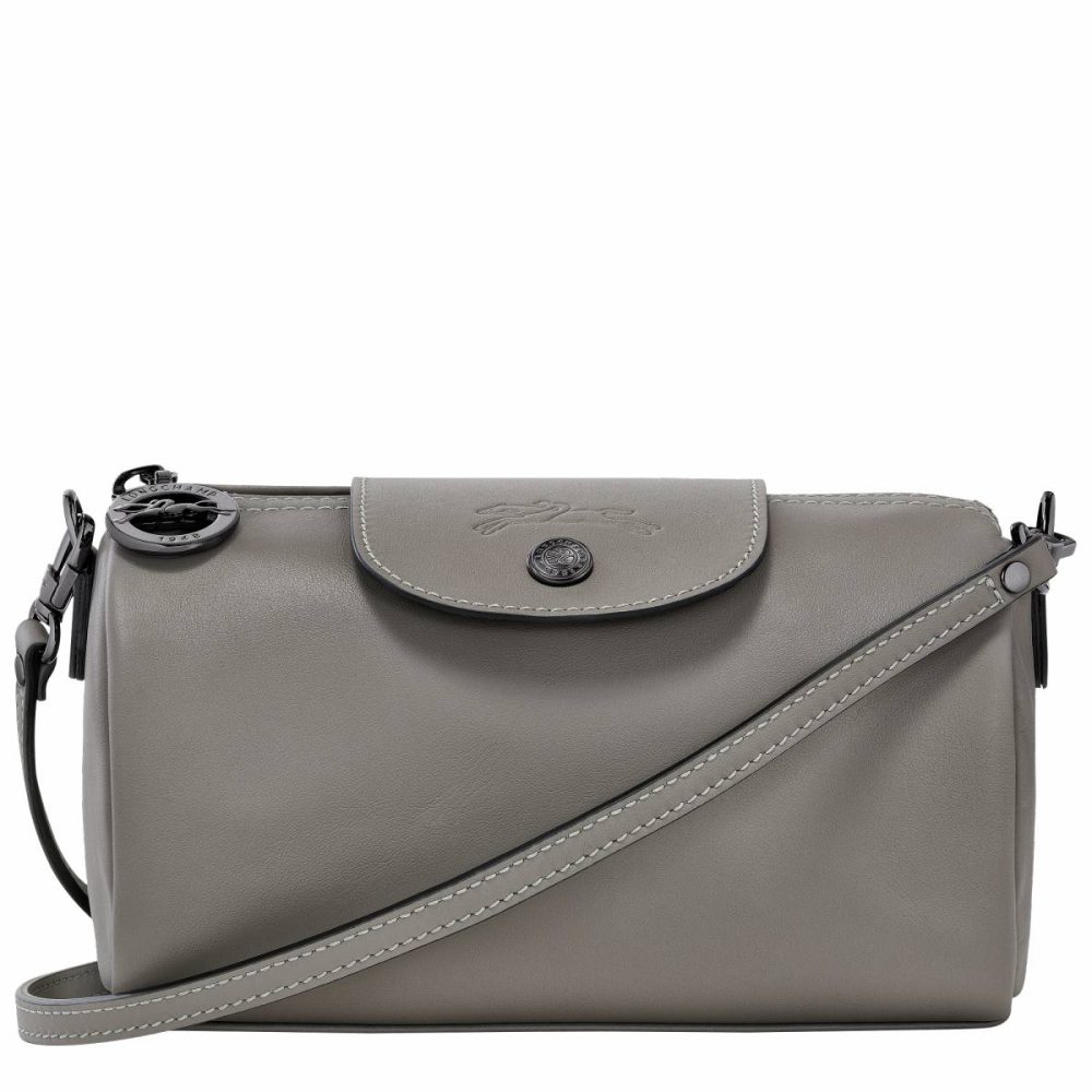 Longchamp Women Turtledove Leather Bags Le Pliage Xtra Xs Crossbody Bag Turtledove - Leather