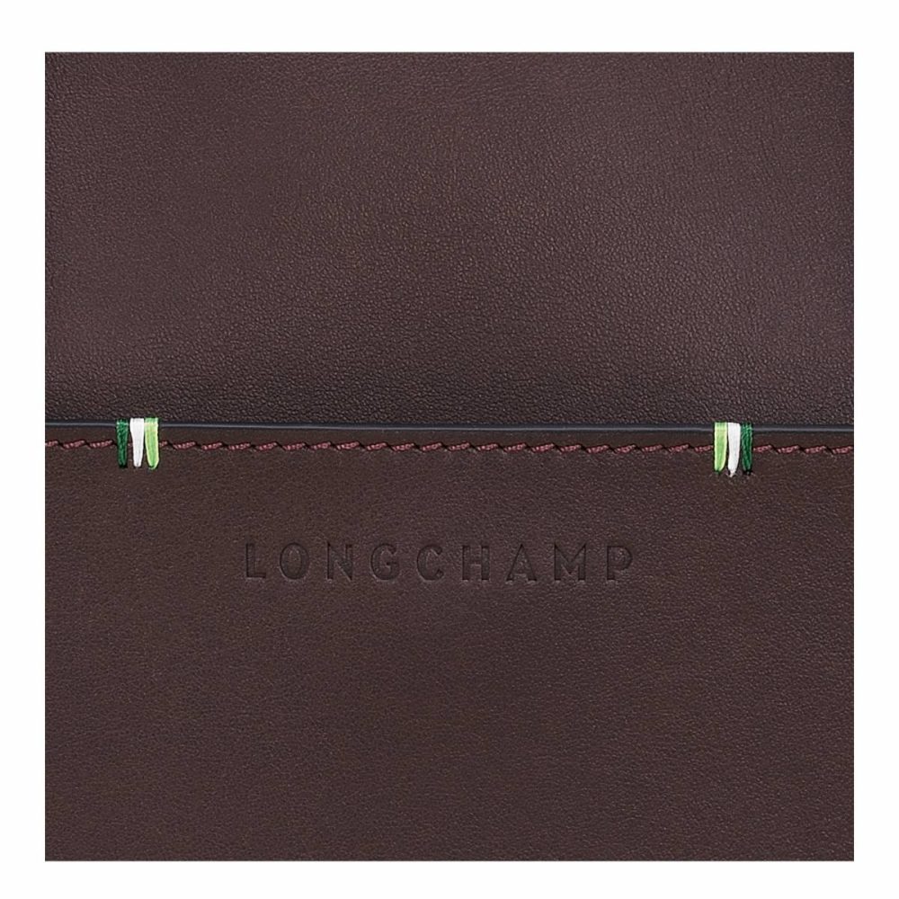 Mocha Leather Bags Longchamp Sur Seine M Briefcase Mocha - Leather Men - Image 5