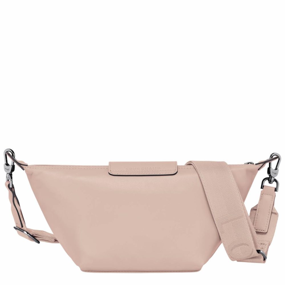 Nude Longchamp Women Le Pliage Xtra Xs Crossbody Bag Nude - Leather Leather Bags - Image 4