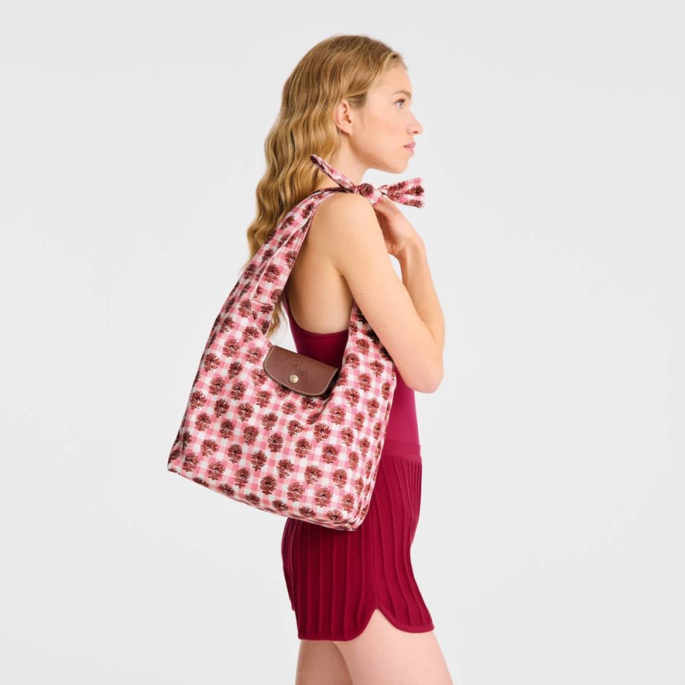 Shoulder Bags Blush Le Pliage Collection M Shoulder Bag Blush - Canvas Women Longchamp - Image 2