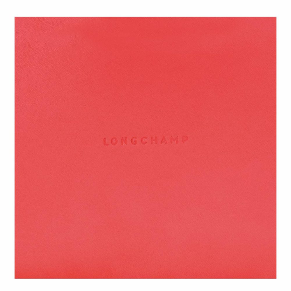 Smoothie M Crossbody Bag Tomato - Leather Women Longchamp Tomato Leather Bags - Image 3
