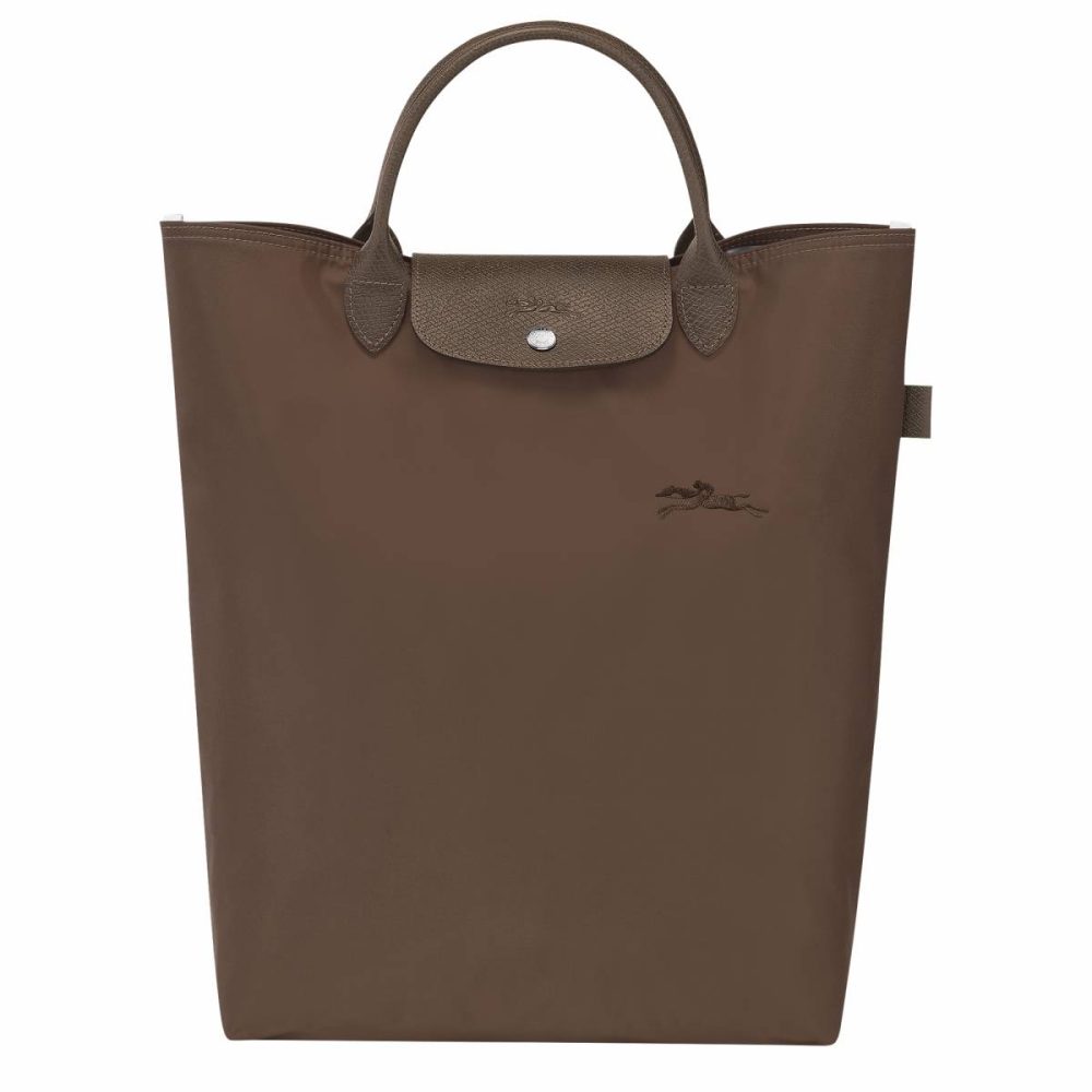 Terra Women Le Pliage Green M Tote Bag Terra - Canvas Longchamp Handbags