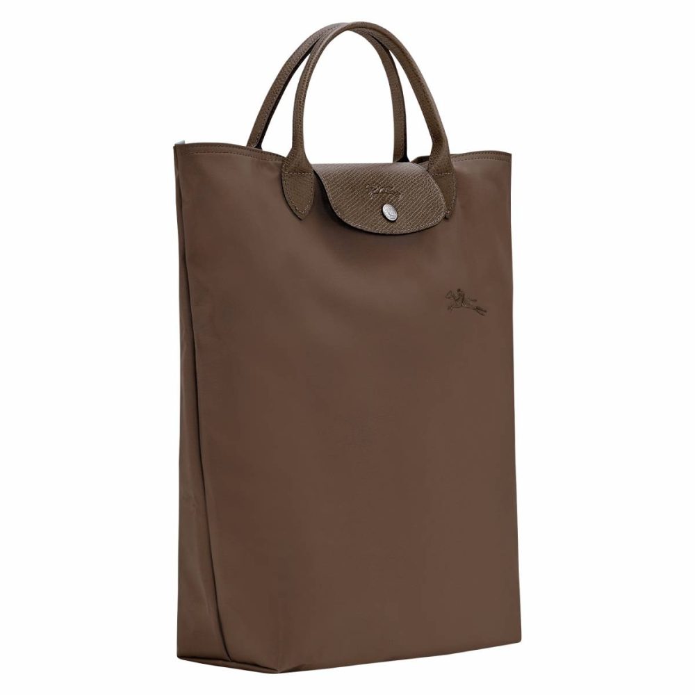 Terra Women Le Pliage Green M Tote Bag Terra - Canvas Longchamp Handbags - Image 3