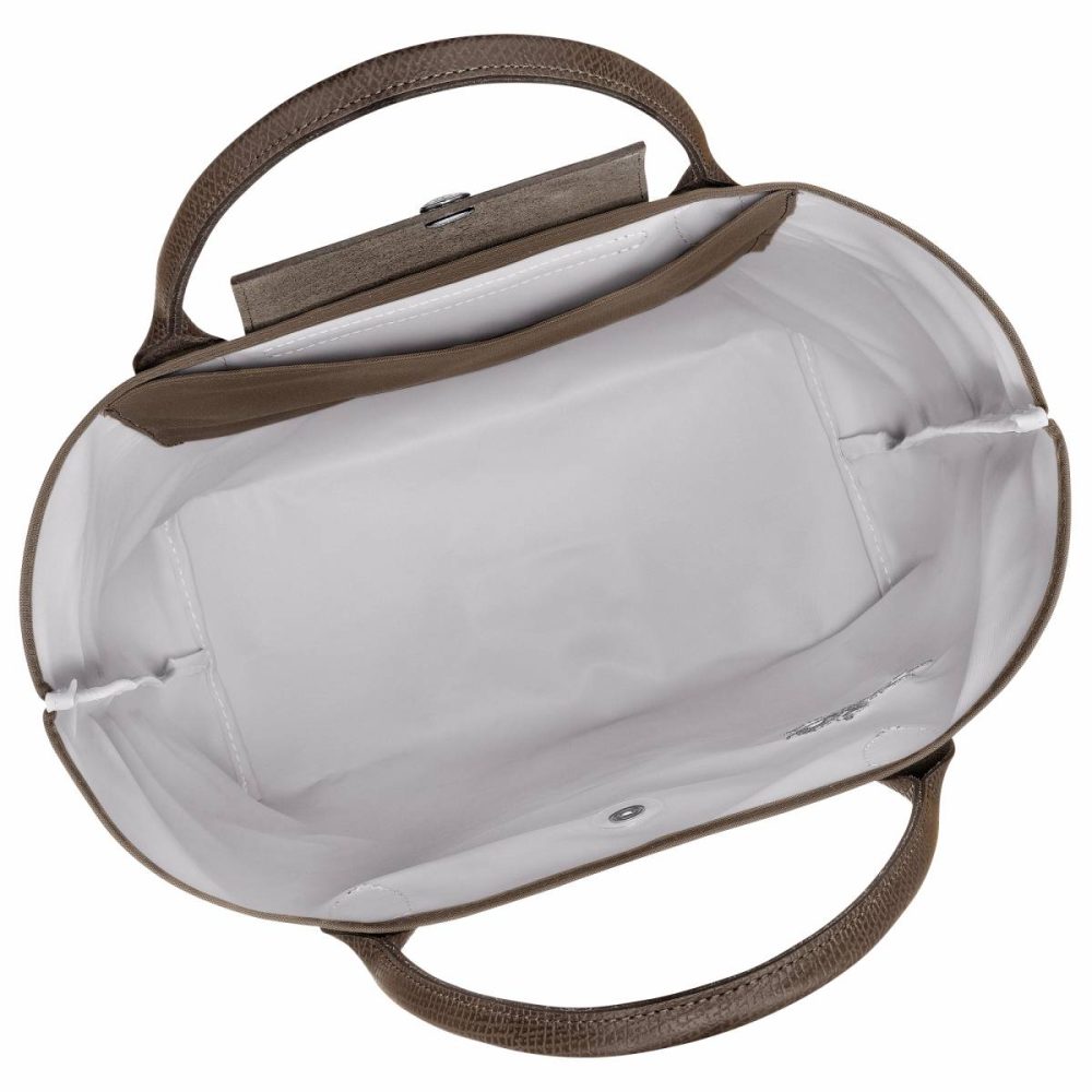 Terra Women Le Pliage Green M Tote Bag Terra - Canvas Longchamp Handbags - Image 5