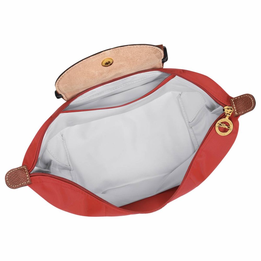 Tomato Backpacks Women Le Pliage Original M Backpack Tomato - Canvas Longchamp - Image 5