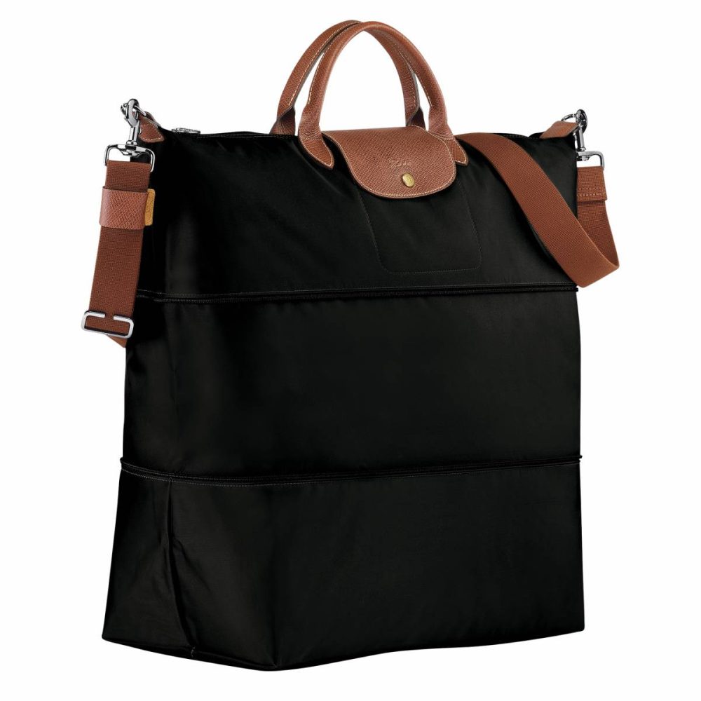 Travel Bags Black Le Pliage Original Travel Bag Expandable Black - Recycled Canvas Longchamp Women - Image 2