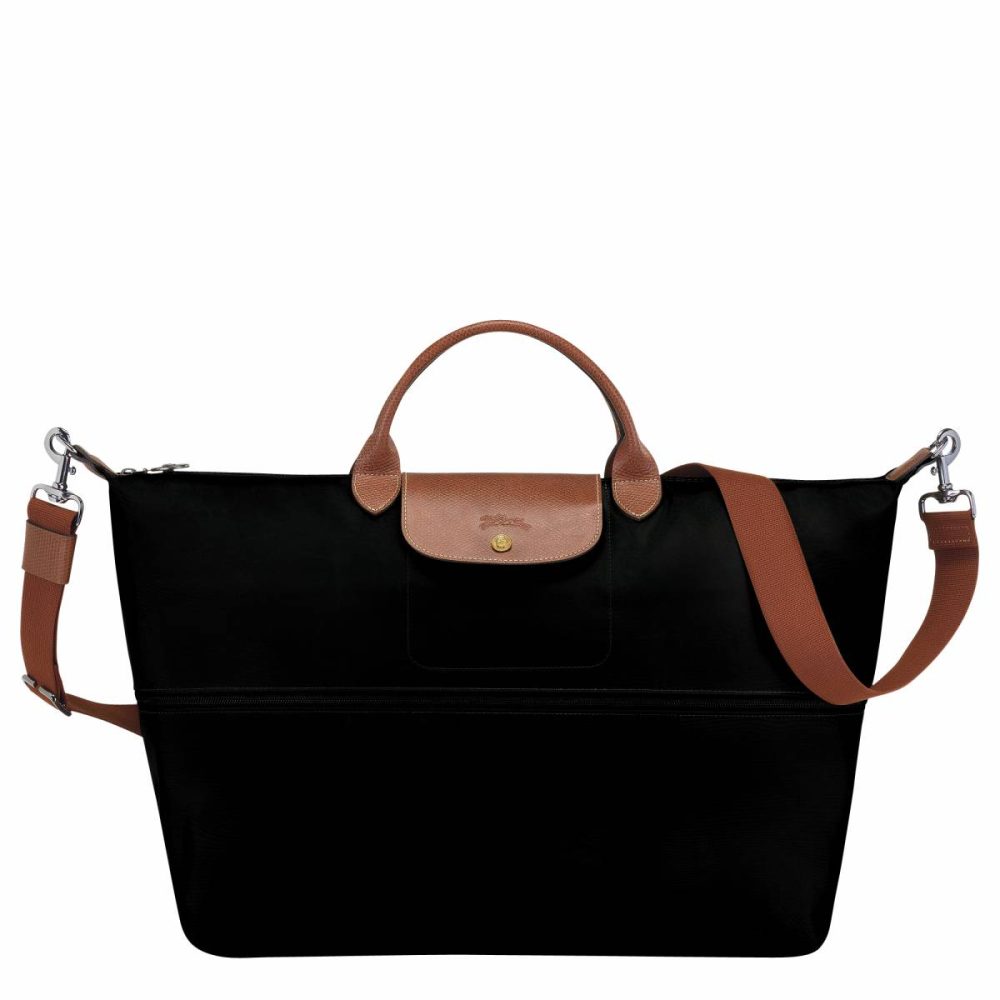 Travel Bags Black Le Pliage Original Travel Bag Expandable Black - Recycled Canvas Longchamp Women - Image 5