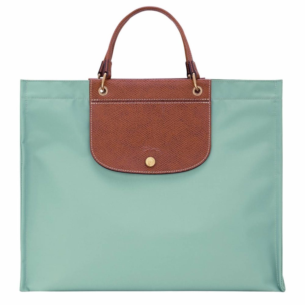Vervain Women Cabas Longchamp L Tote Bag Vervain - Canvas Handbags