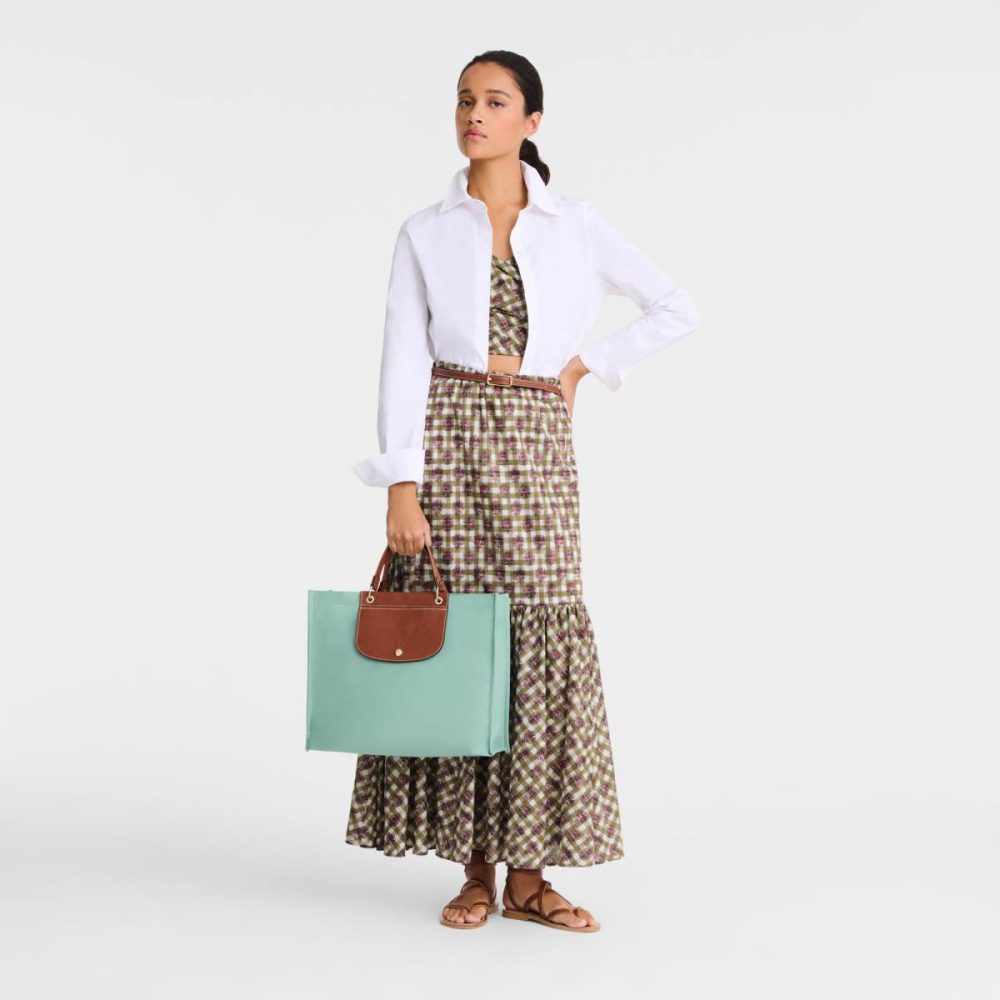 Vervain Women Cabas Longchamp L Tote Bag Vervain - Canvas Handbags - Image 2
