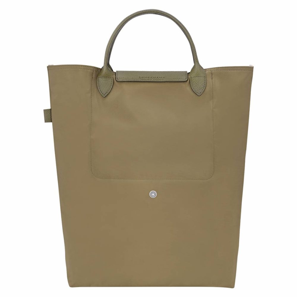 Women Artichoke Longchamp Handbags Le Pliage Green M Tote Bag Artichoke - Canvas - Image 4
