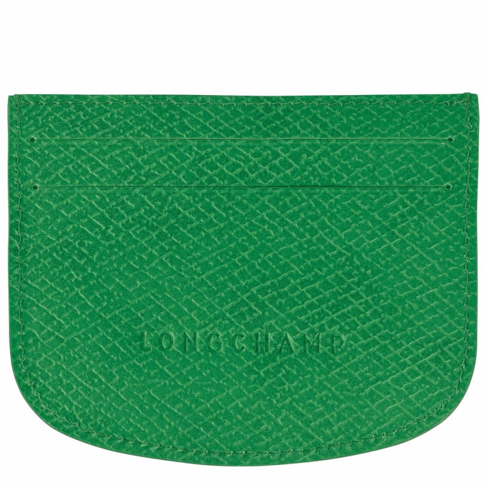 Women Cardholders & Coin Purses Épure Card Holder Green - Leather Longchamp Green - Image 2