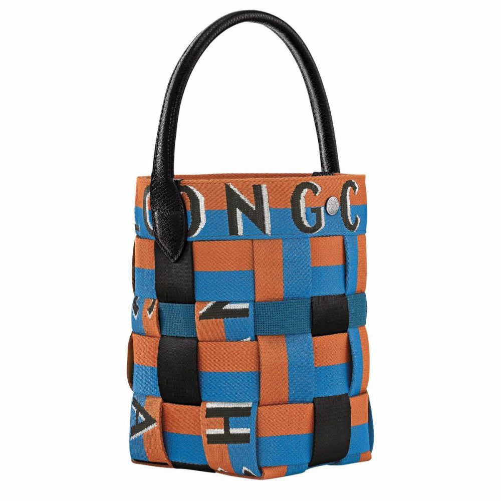Women Cedar/Walnut Re-Play Xs Bucket Bag Cedar/Walnut - Canvas Mini Bags Longchamp - Image 3