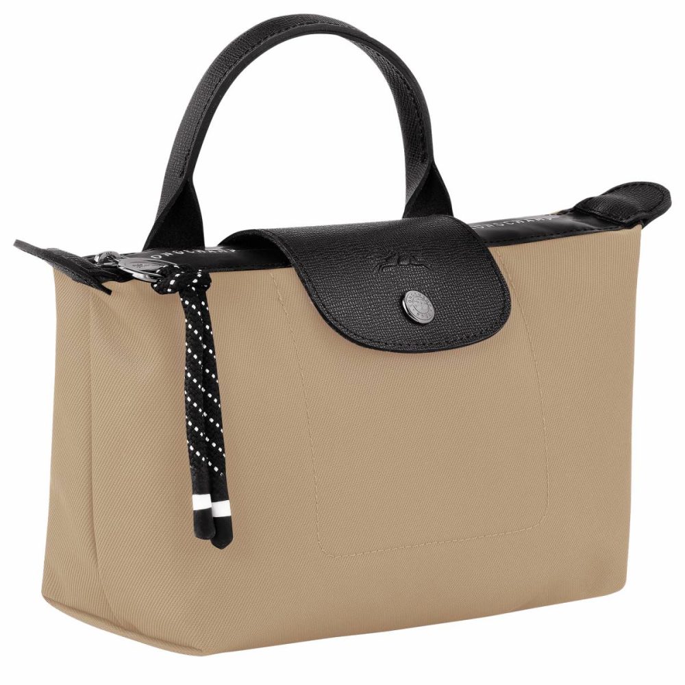 Women Le Pliage Energy Pouch Clay - Recycled Canvas Longchamp Clay Pouches & Cases - Image 2
