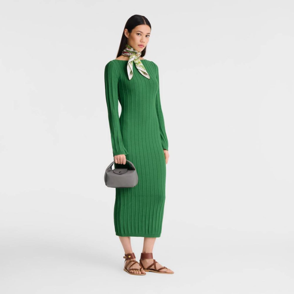 Women Le Pliage Xtra Xs Handbag Turtledove - Leather Longchamp Turtledove Leather Bags - Image 2