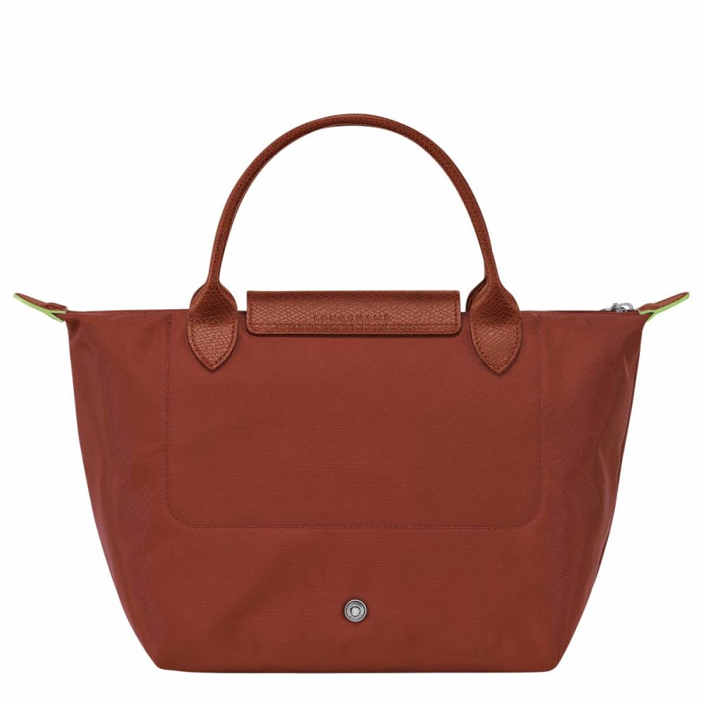 Women Longchamp Chestnut Le Pliage Green S Handbag Chestnut - Recycled Canvas Handbags - Image 3