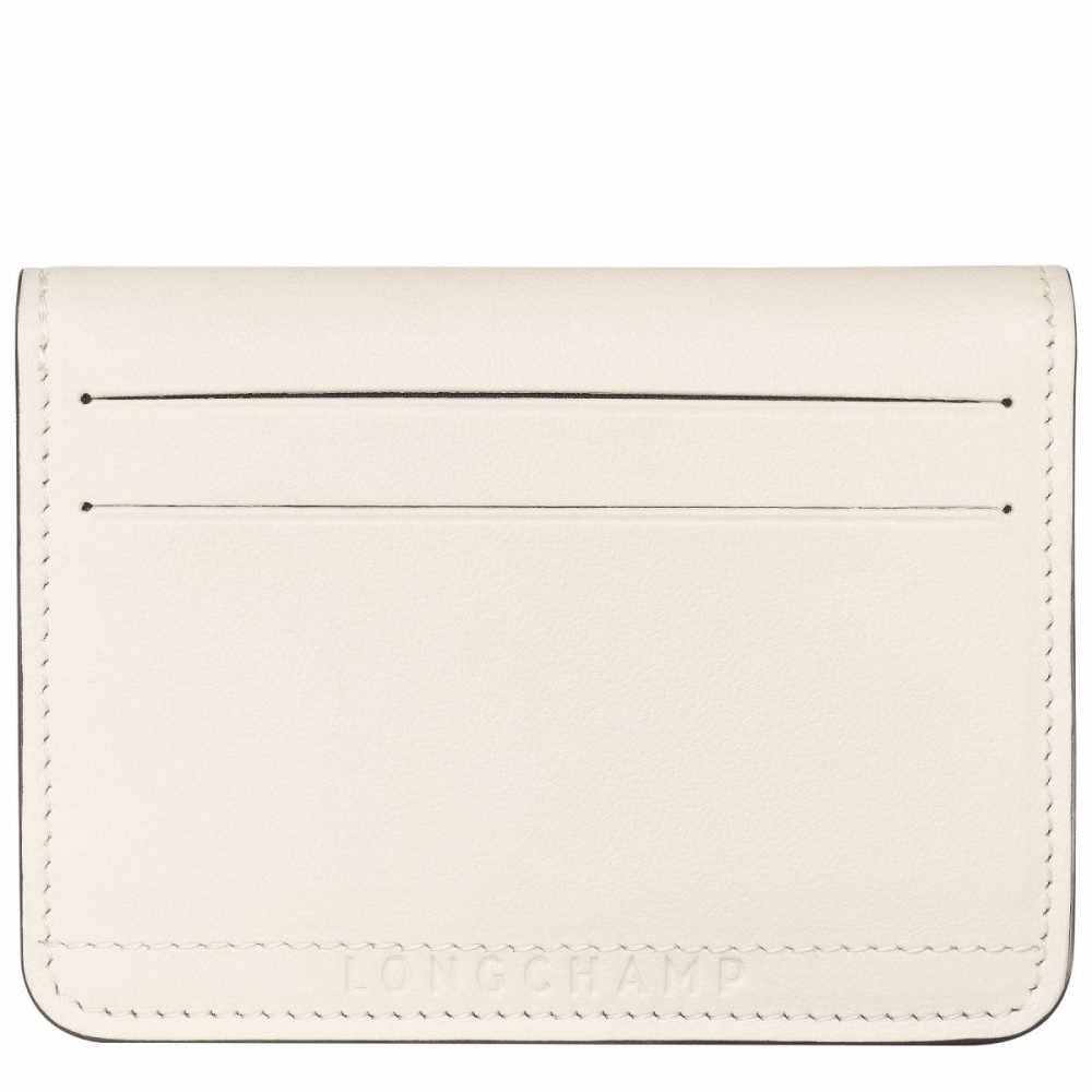 Women Longchamp Le Pliage Xtra Card Holder Ecru - Leather Cardholders & Coin Purses Ecru - Image 2