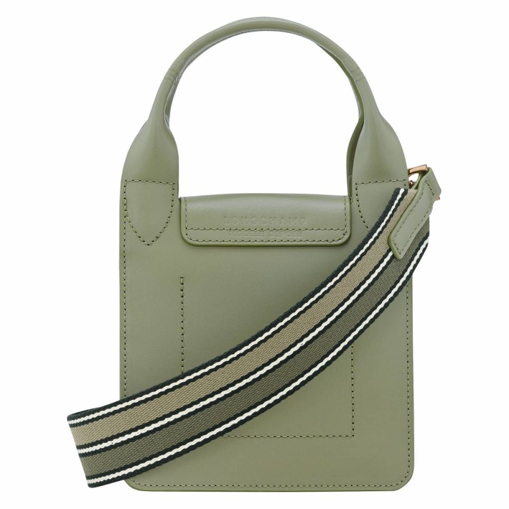Women Longchamp Leather Bags Laurel Le Pliage Xtra Xs Tote Bag Laurel - Leather - Image 4