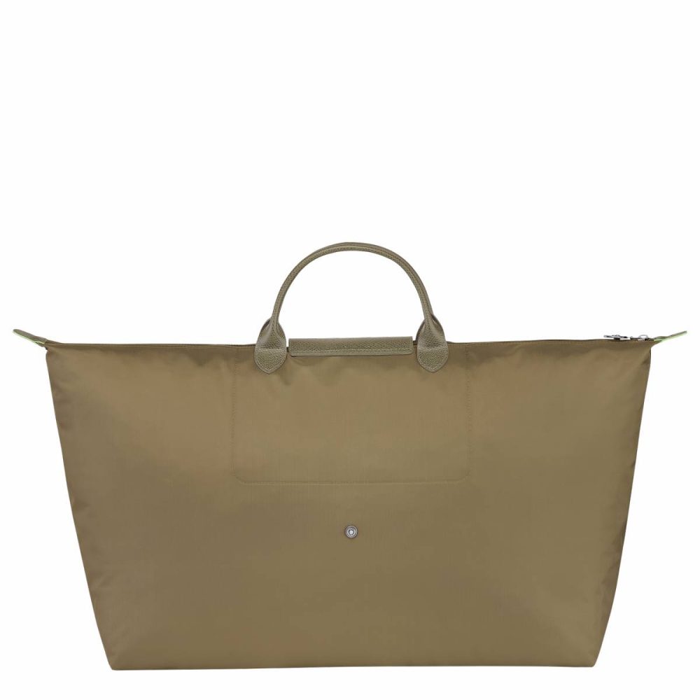 Women Longchamp Travel Bags Artichoke Le Pliage Green Xl Travel Bag Artichoke - Recycled Canvas - Image 2