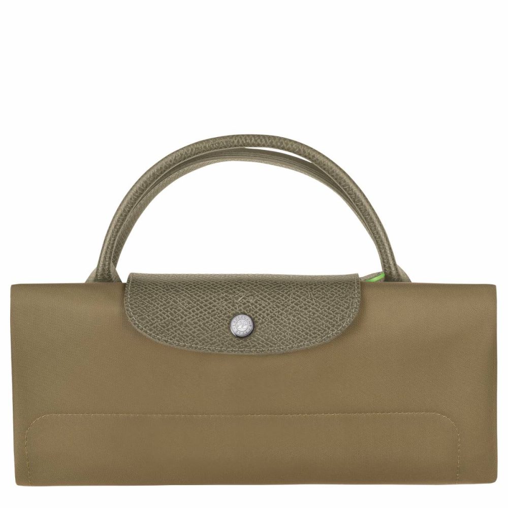 Women Longchamp Travel Bags Artichoke Le Pliage Green Xl Travel Bag Artichoke - Recycled Canvas - Image 5