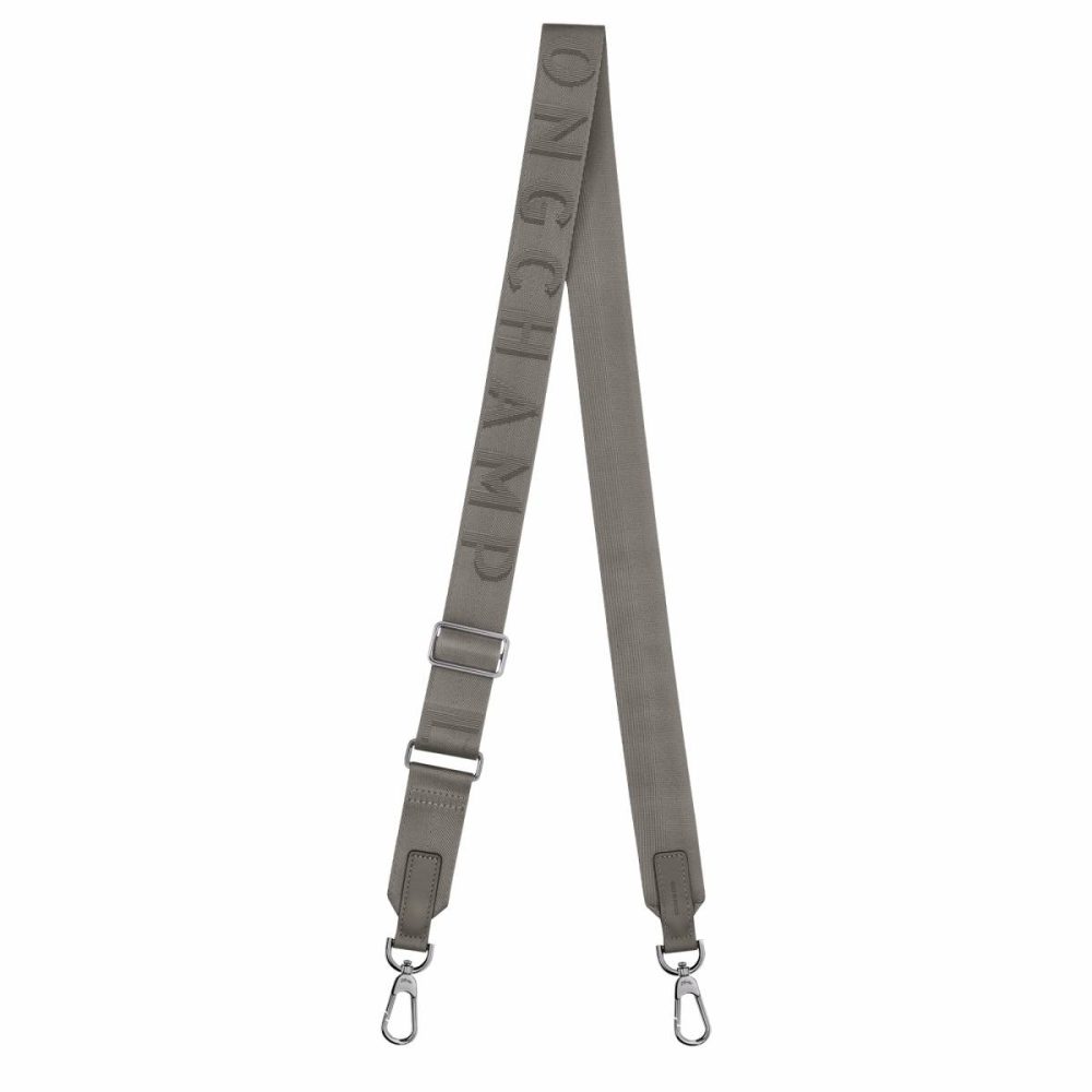 Women Longchamp Turtledove Shoulder Straps Le Pliage Xtra Shoulder Strap Turtledove - Canvas