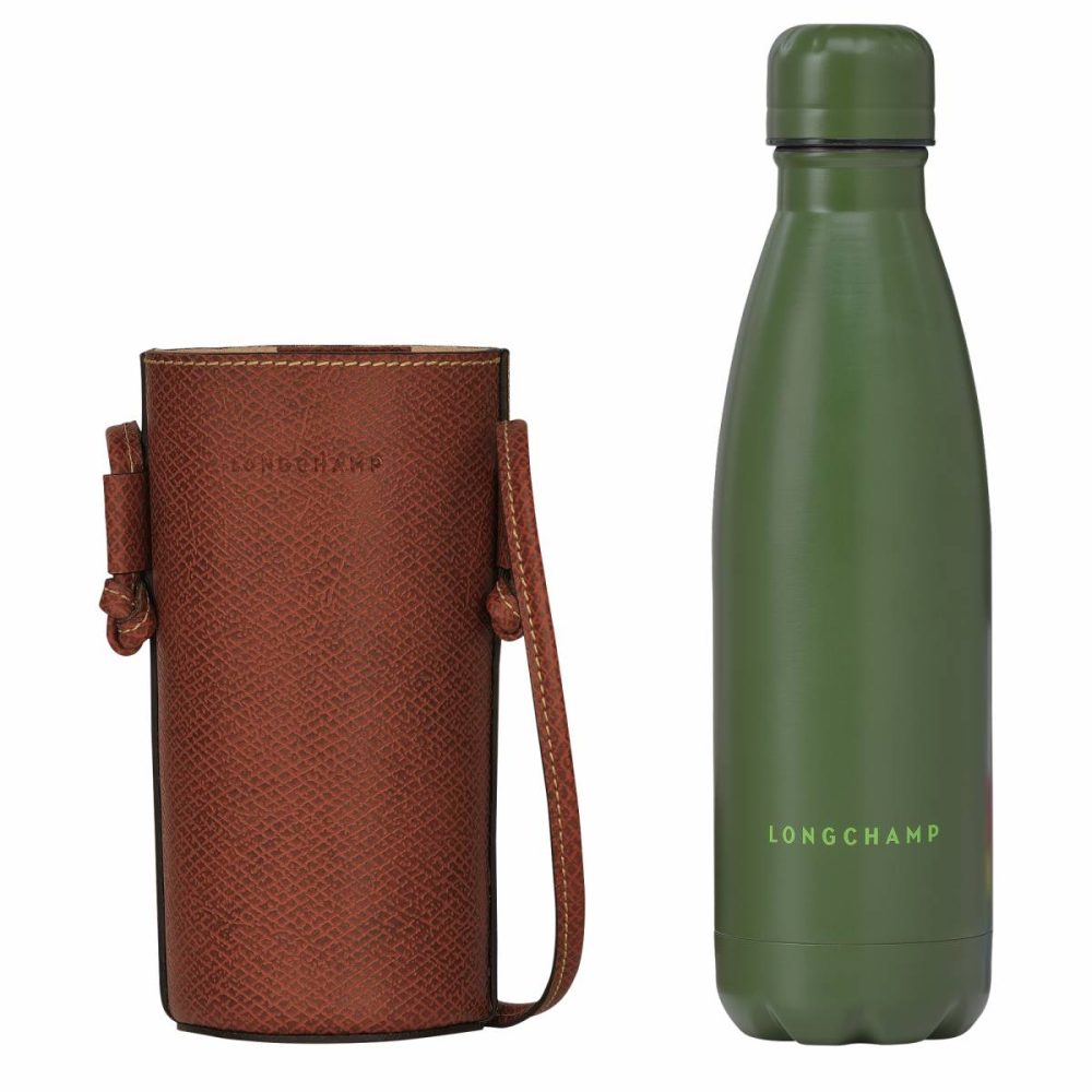 Women Pouches & Cases Longchamp Épure Bottle Holder Brown - Leather Brown - Image 4
